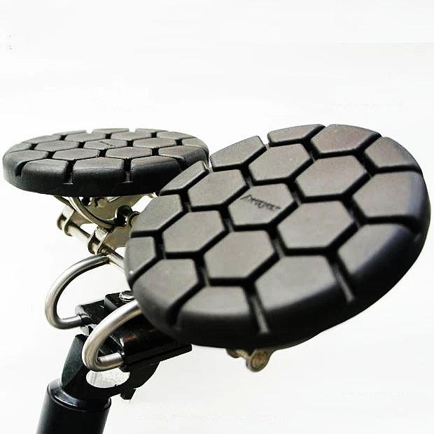 Bicycle seat cushion, long-distance seat, widened and enlarged seat, balanced and noseless saddle accessories