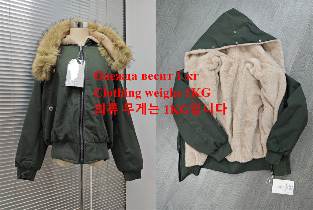Winter Jackets Fur Collar Parkas Women Vintage Thicken Fleece Warm Jackets Streetwear Harajuku Hip Hop Padded Y2K Chic Outwear