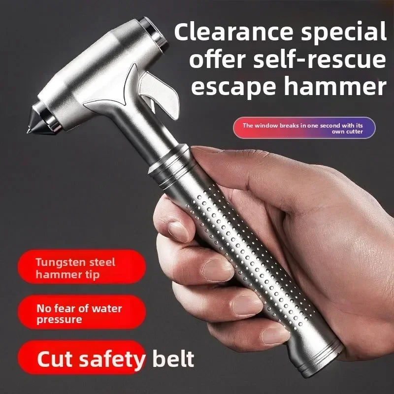 Car Safety Hammer Window Breaker Seat Belt Cutter Emergency Escape Tool Vehicle Rescue Life Saving Kit Survival Essential