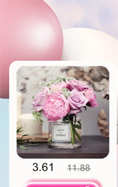 A clear glass vase with a silver label holds a bouquet of pink roses showcasing the flower glaze ceramic vase home decor.