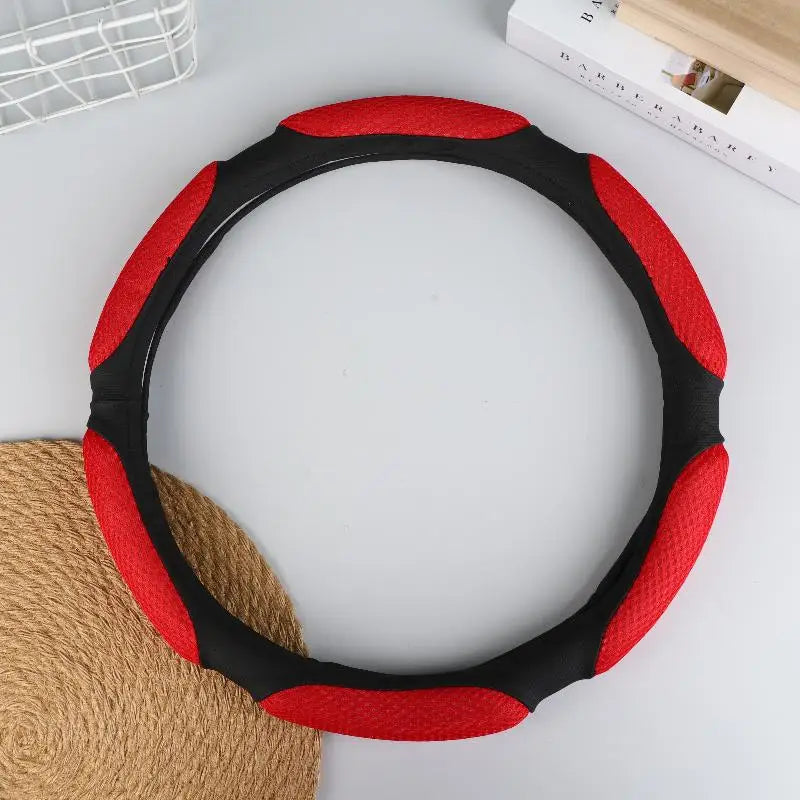 【M】Steering Wheel Cover Suitable For 38cm Diameter Car Accessories Interior Steering Wheel Protective Decoration Universal
