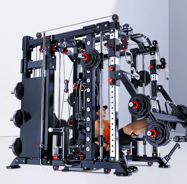 Comprehensive Training Equipment  Fitness Equipment Integrated Set Combination Squat Rack Multifunctional Gantry Smith