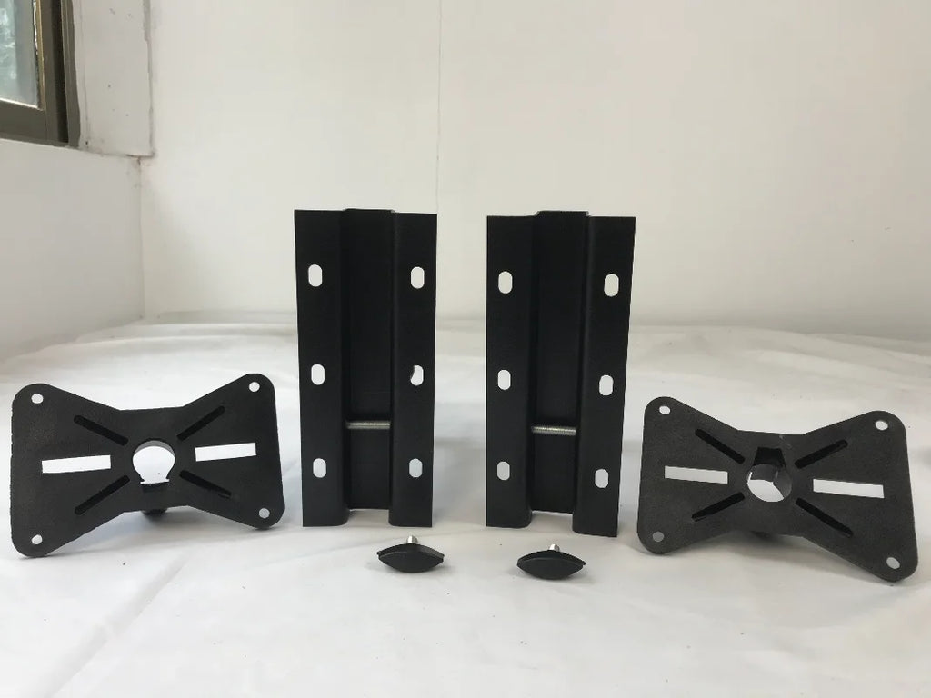 1 Pair Speaker Wall Mounts Brackets Professional Adjustable All Metal Stands Audio Telescopic Wall Mounting Accessories