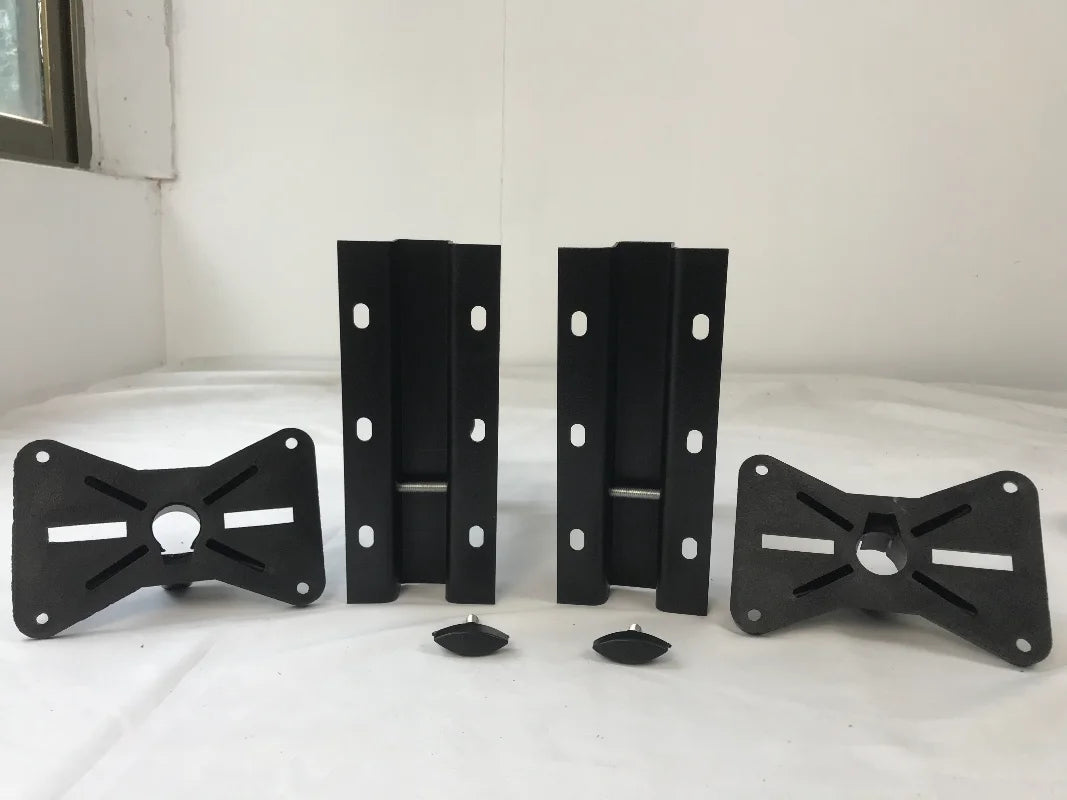 1 Pair Speaker Wall Mounts Brackets Professional Adjustable All Metal Stands Audio Telescopic Wall Mounting Accessories