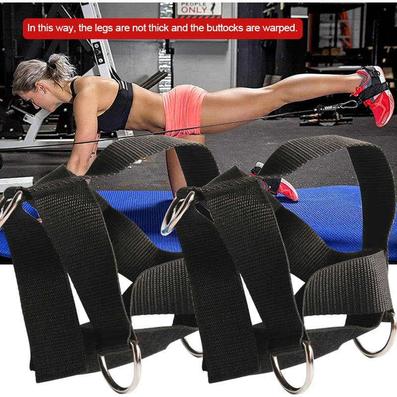 Foot Strap for Cable Machine Fitness Attachment Ankle Straps Glute Kickback Leg Exercise for Cable Machines Shoe Cover