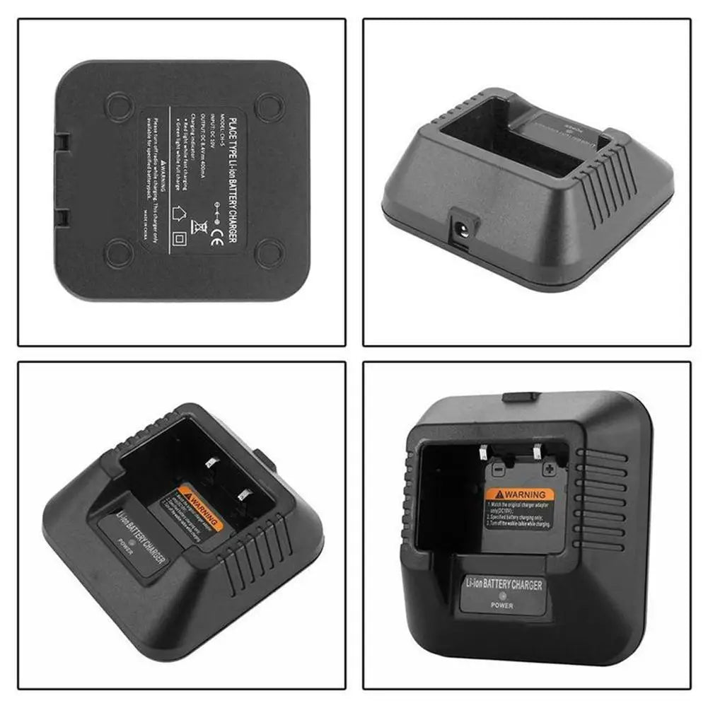 UV-5R Charger Base Desktop Base For Baofeng UV5R DM-5R BF-F8HP BF-F8+ UV-5RA 5RE UV6R Li-ion Battery