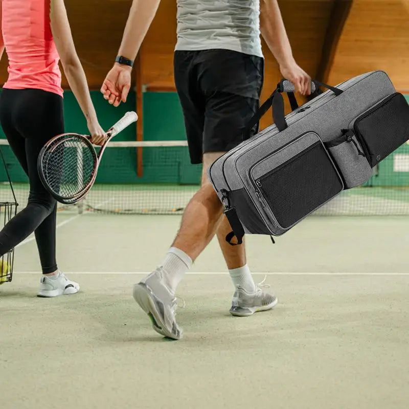 Tennis Bag Tennis Tote Shoulder Bag Raquet Carrier For Balls Pickleball-Paddles Badminton Rackets Large Tennis Gift Bags