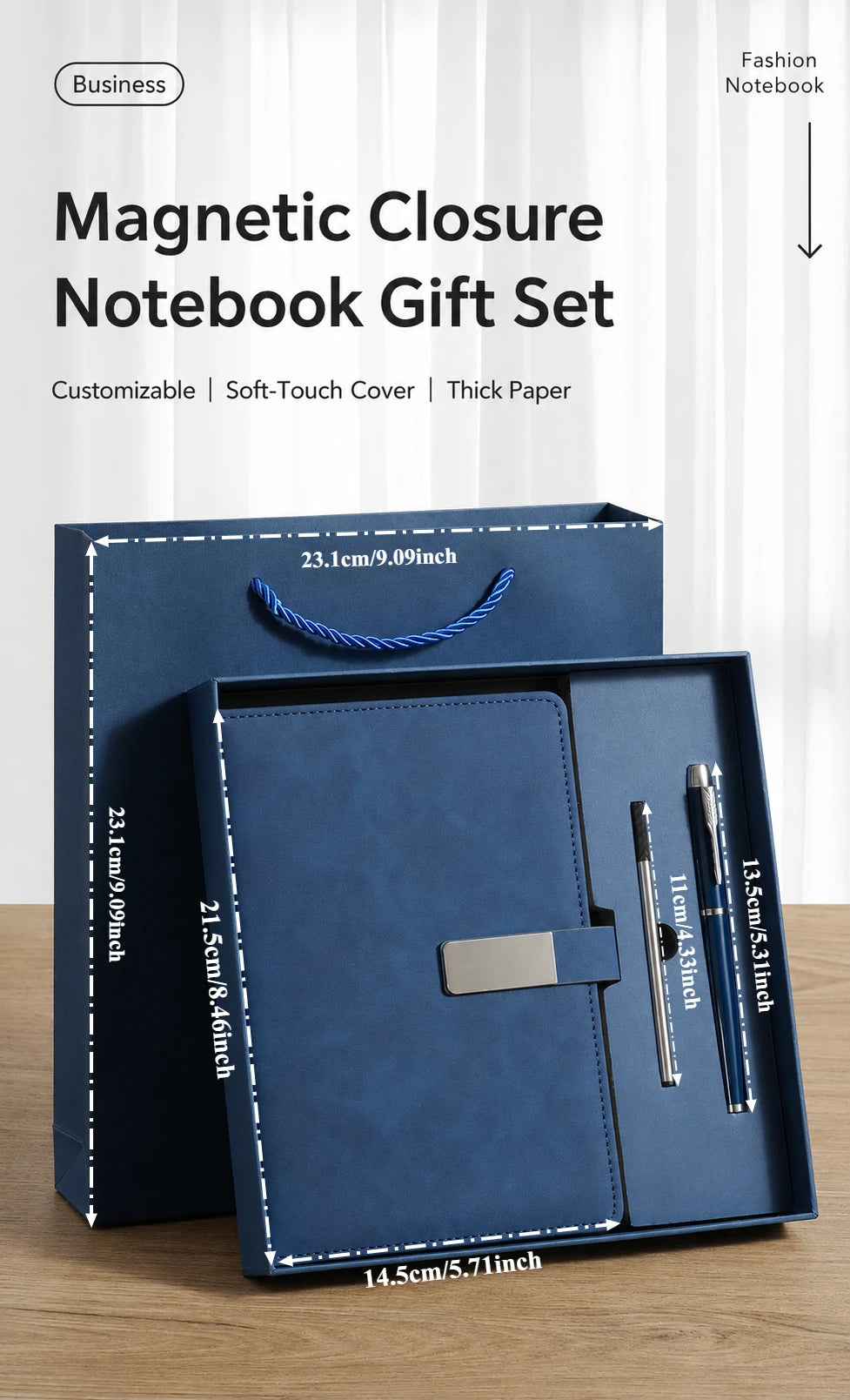 Fathers Day A5 Leather Notebook for Dad Lined Journal Gift for Men Office Work Daily Writing Notes Planner