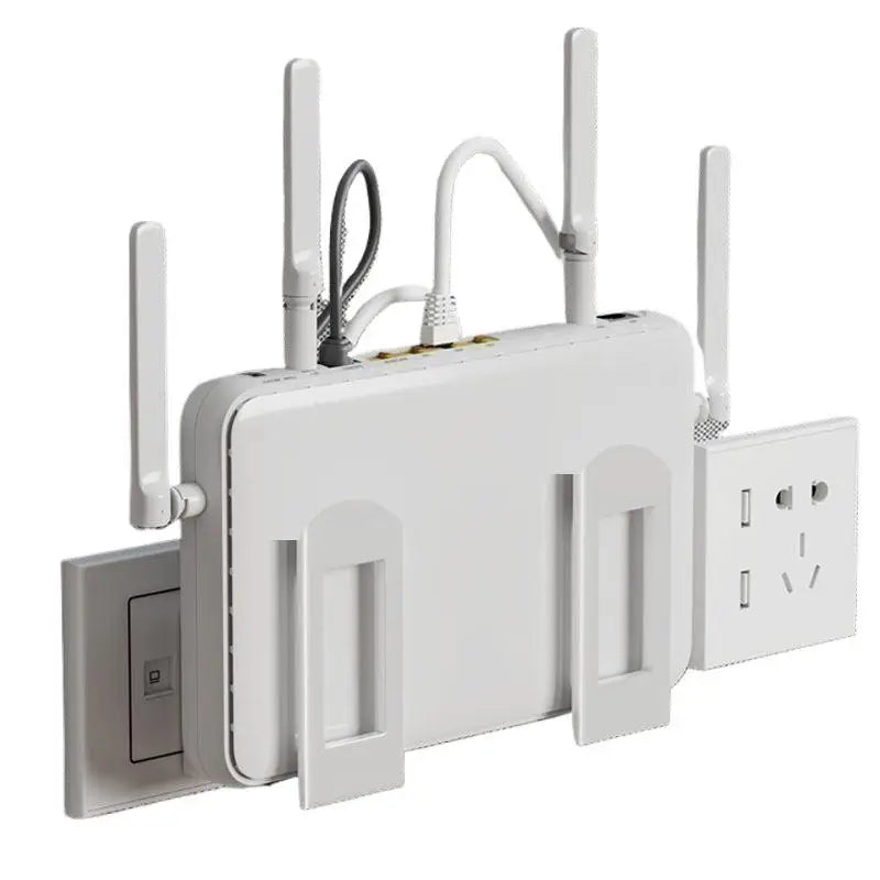 Home Router Storage Box Wall Artifact Set-top Box Wall-mounted Fixture Support Bracket Wifi Placement Rack For Living Room 2026