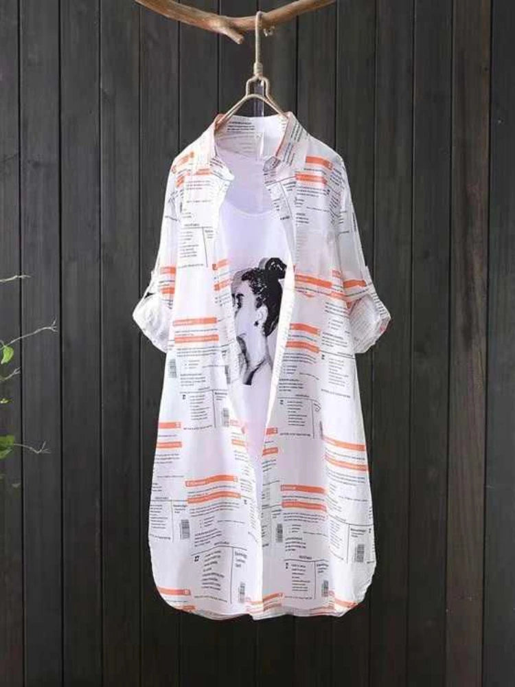 Chic Women Blouse Stylish Women's Shirts Ladies Tops and Blouses Summer 2023 Tops for Women White Shirt Korean Style