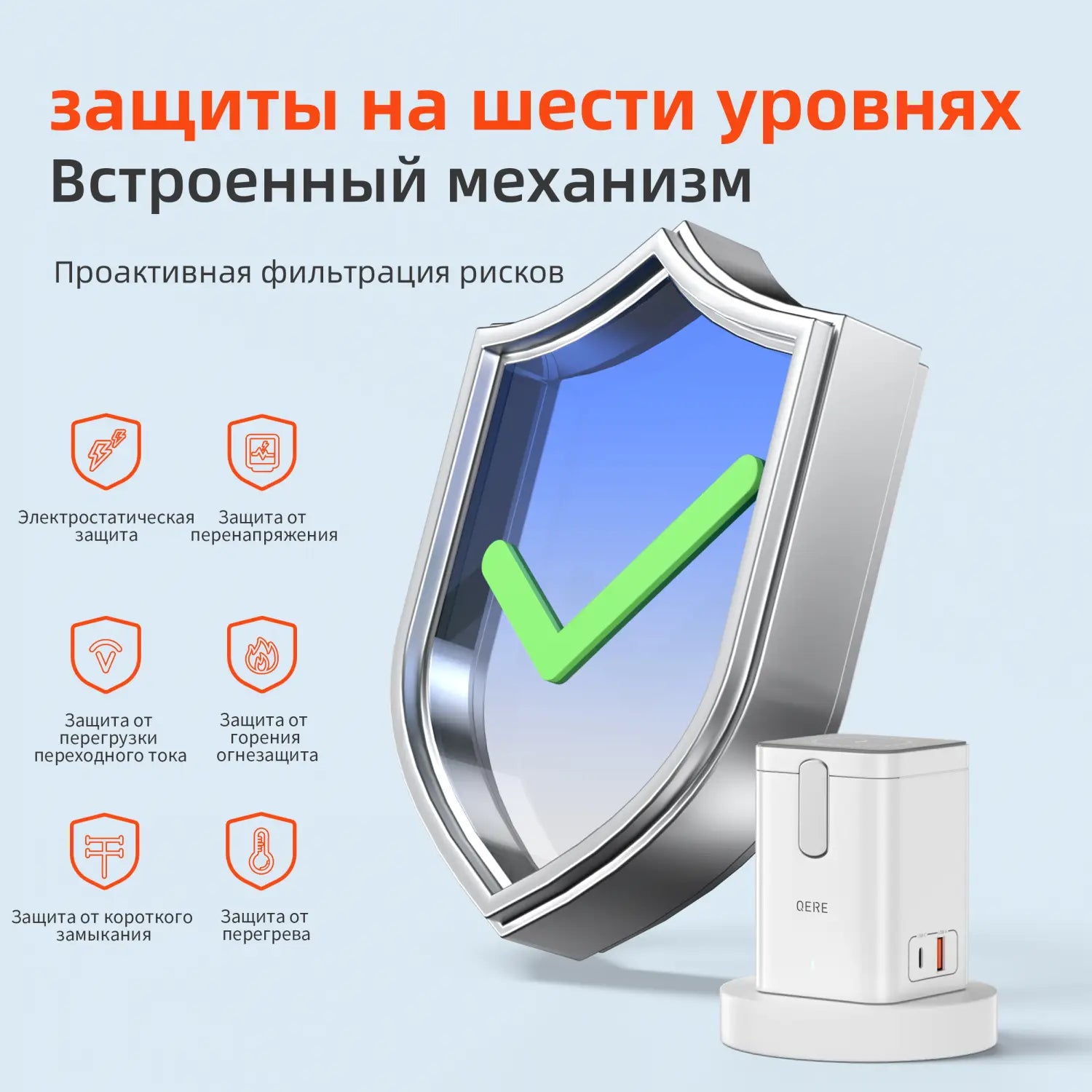Weiße OEGE-Marke magnetische Wireless-Lade station 65 W USB-Ladegerät in Weiß mit integrierten Sicherheitsschutzmechanismen