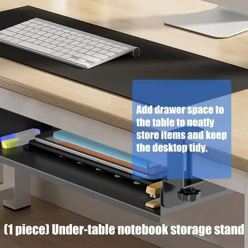Office Desk Storage Tray Steel Frame Cable Organization space optimizer 87HA