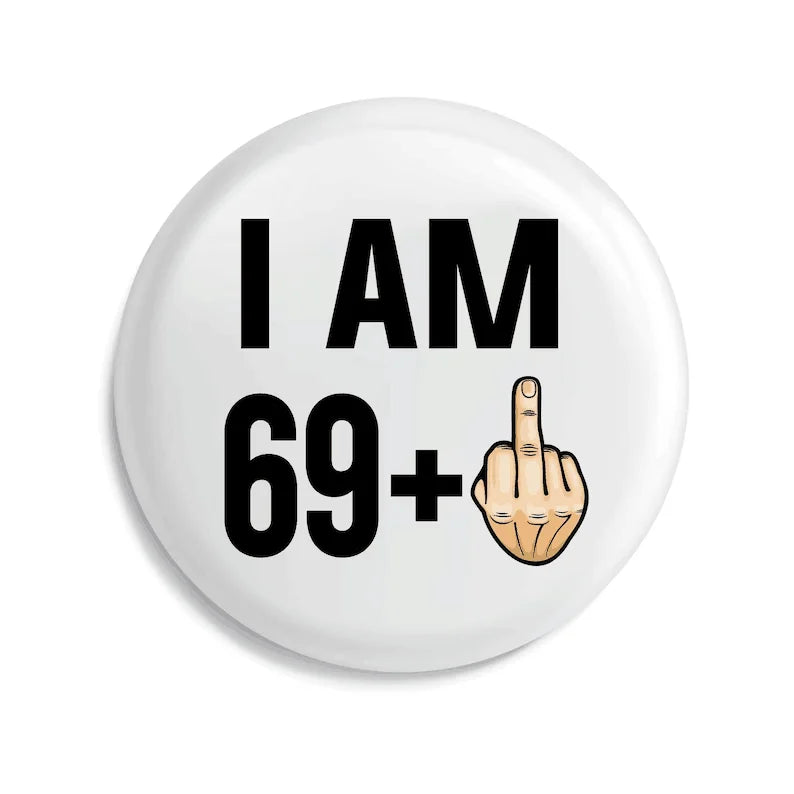 21st 30th 40th 50th 60th 70th 80th Birthday Button Pin Badge Happy Birthday Party Decoration Photo props present Gift keepsake