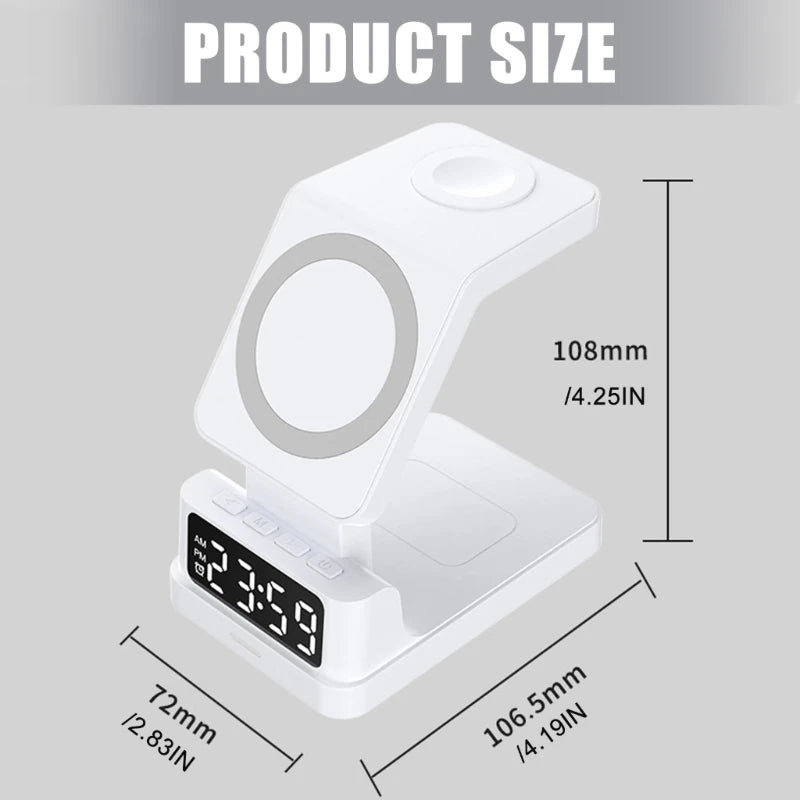 Wireless Chargers Phone Charging Station: Chargers Stand Multiple Devices for Cellphone Smartwatch Earphone F19E