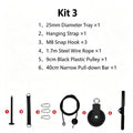 DIY Home Gym Complete Kit, Silent Stainless Steel Cable Pulley System for Lat Pulldown, Low Row and Chest Fly Strength Workout