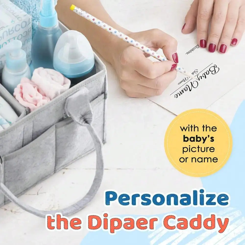 Diaper Caddy Organizer for Baby Essentials, Newborn Essetials Must Haves, Baby Registry Search and Other Baby Stuff