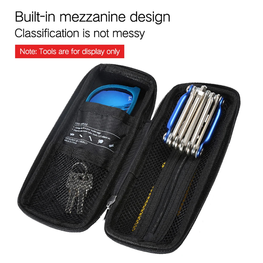 Cycling Bicycle Storage Box Portable MTB Road Bike Repair Tool Kit Waterproof Apply Bottle Cage Storage Bottle Bag Accessories