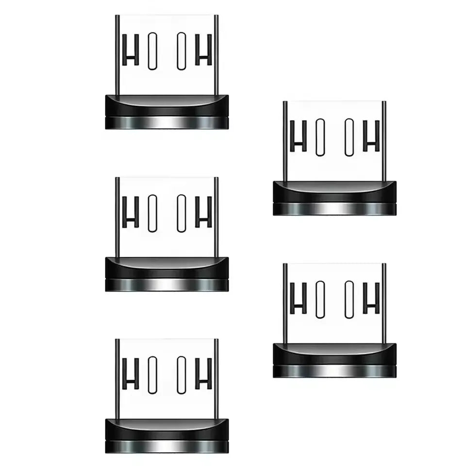 1-10Pcs Magnetic Head Charging Cable Adapter for Android Type C Magnetic Cable Plug Type C Micro USB C Plugs Magnet Charger Plug