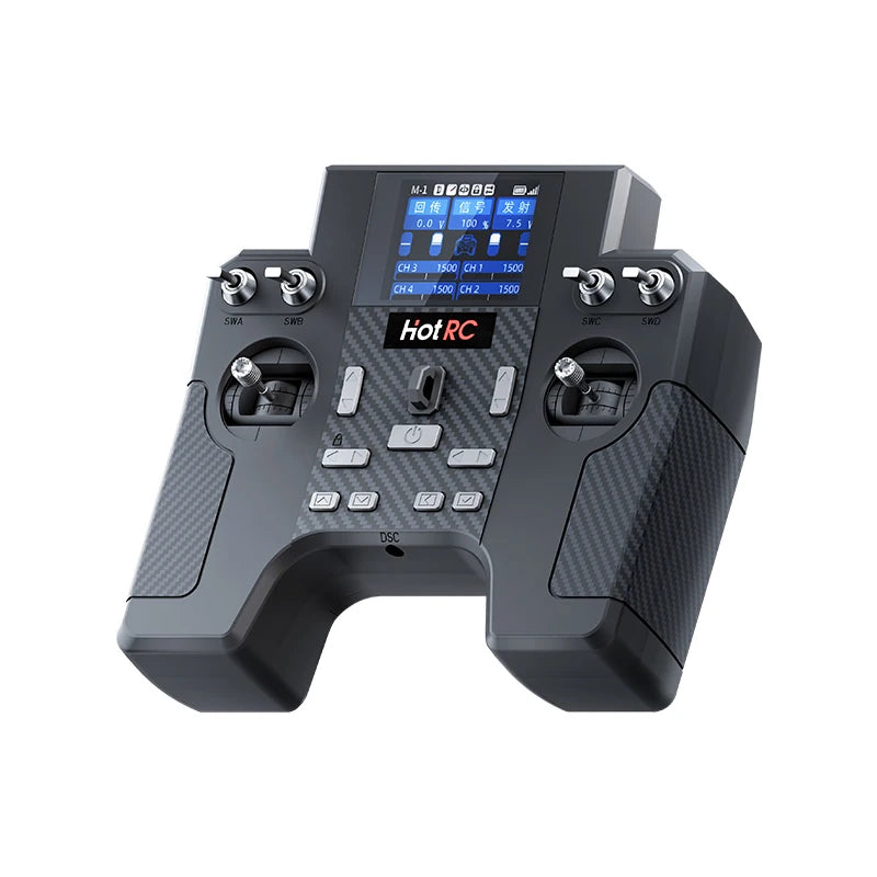 HOTRC HT-8A 2.4G 8CH Transmitter&Receiver HT8A Remote Control with F-08A Receiver for RC Helicopter Aircraft Car Ship Tank Robot