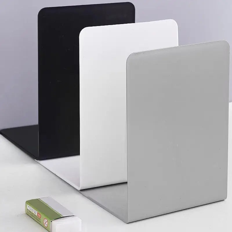 Desktop Organizer L-shaped Desk Bookends Durable Display Book Stand Simple INS Book Support Rack Minimalism