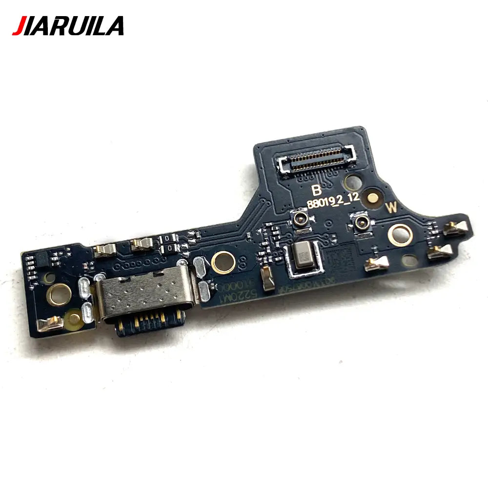 cable flexible del puerto de carga usb-c negro con la marca jiaruila, con contactos chapados en oro y circuitería visible para xiaomi redmi 10c 10a 13c 14c, compatible con la entrega por correo postal de China