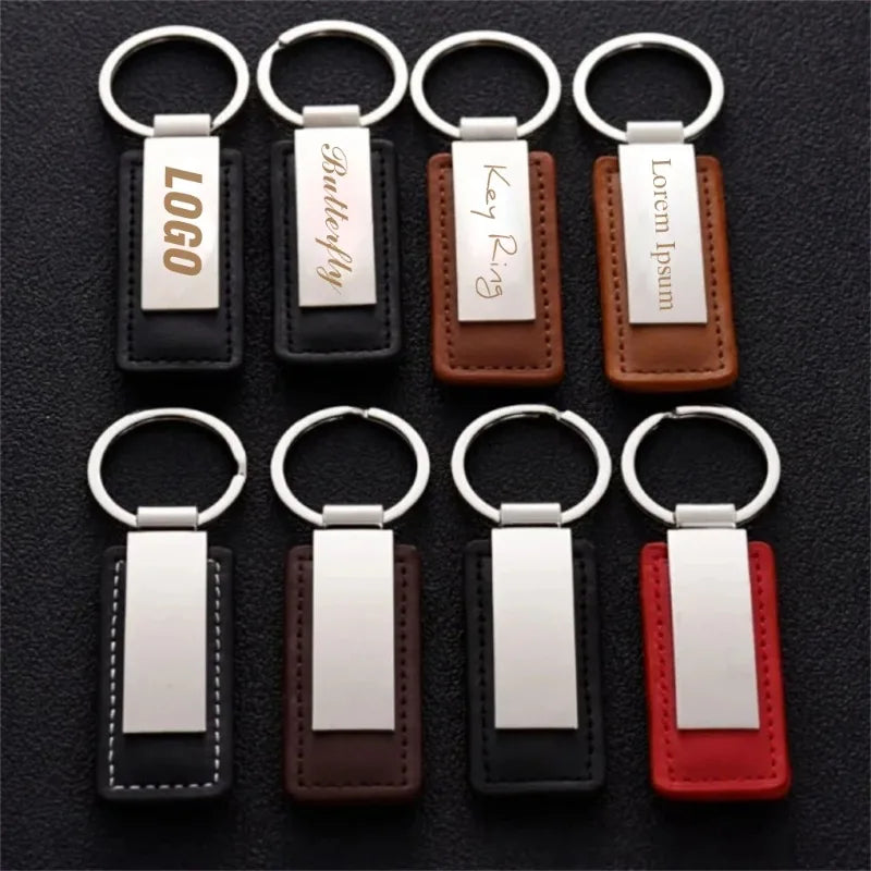 Personalized Couple Keychain Gift – Heart Matching Keyring for Him Her Anniversary Love Keepsake Custom Name PU Leather Chain