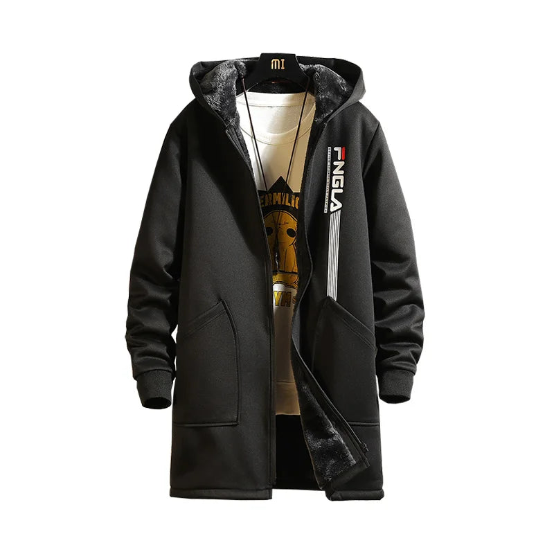 2025 new style Winter jacket men Fashion Trend thicken Coats Men's Casual Loose style Thicken Warm Trench Coat male size M-5XL
