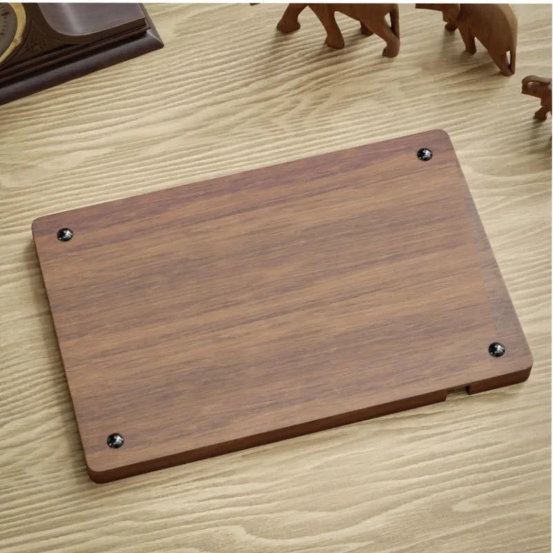 Office Desktop Storage Box Solid Wood Partition Storage Box Mobile Phone Headphone Debris Storage Box Wooden Storage Tray