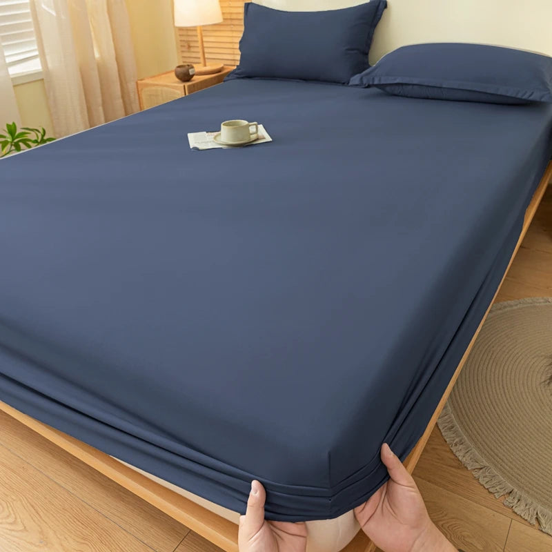 1 Piece of Solid Color Matte Bed Sheet, Solid Color Bed Cover for Bedroom, Bedding ( Excluding Pillowcases) 140/150/160/180/200