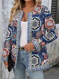 Women's Fashion Mix-And-Match Design, Minimalist Style, Free-Style Art, Innovative Multi-Color Long-Sleeve Jacket