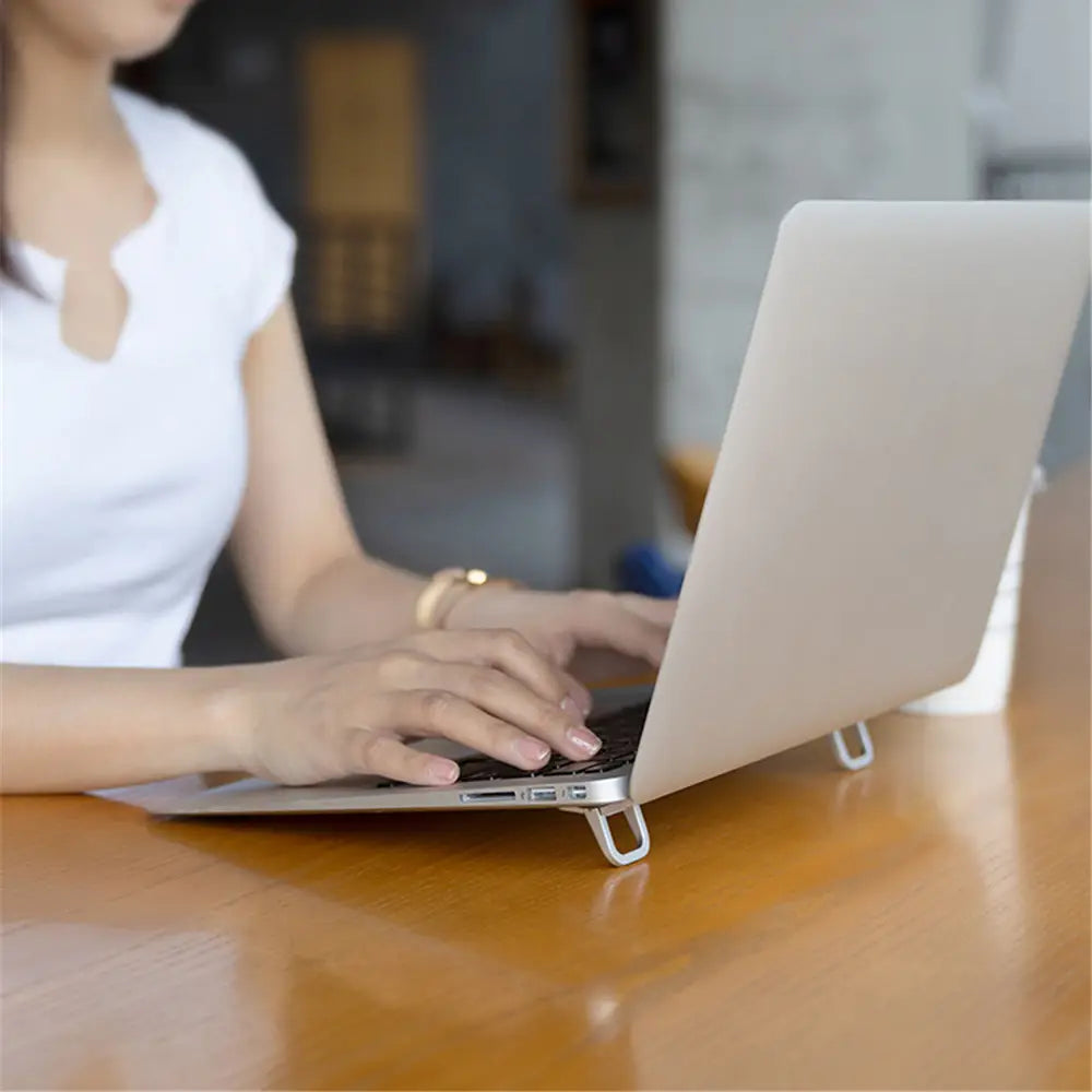 Laptop Stand for Computer Keyboard Holder Mini Portable Legs Laptop Stands for Macbook Huawei Xiaomi Notebook Aluminum