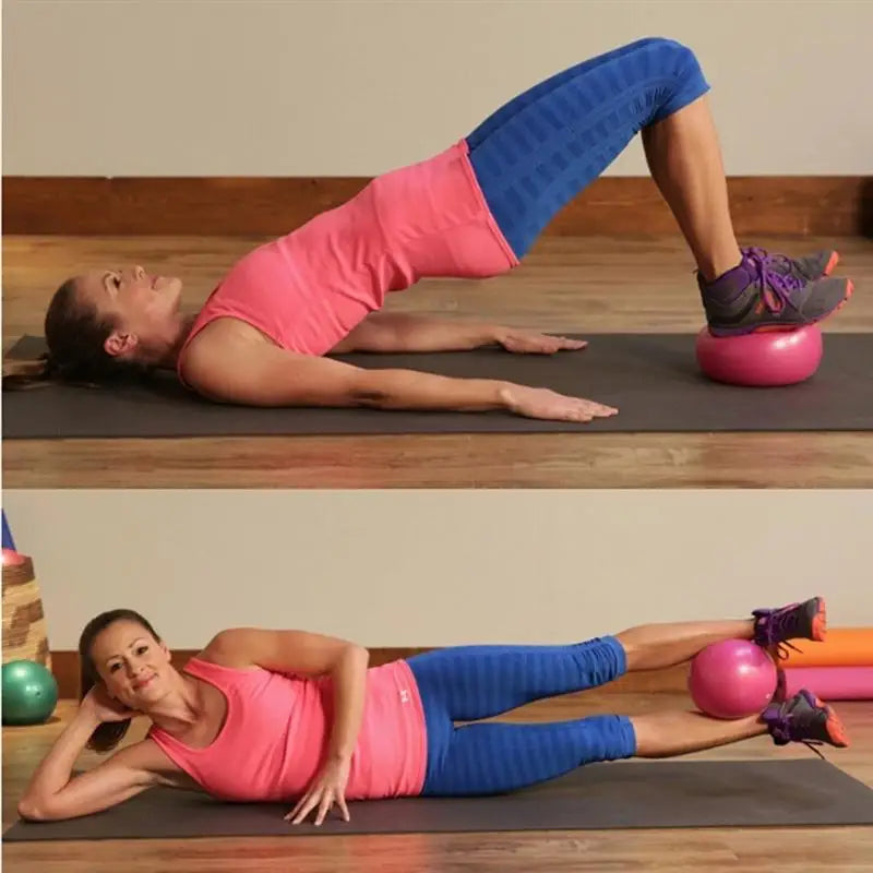 Matte Explosion Proof Mini Yoga Ball 25cm Pilates Ball Inflatable Gymnastics Ball Fitness Balls Gym Fitness Tools