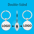 Personalized Logo Keychain Company Logo Customization Black And White Photos Color Photos Private Family Customization