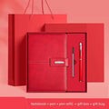 High‑End Elegant Leather Business Notebook Set With Gift Box Pen Insert Office Journal For Enterprise Business Office Supplies