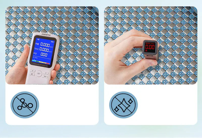 Tapis de protège-meubles antidérapant en rotin rafraîchissant pour coussin de canapé, en maille tissée bleu et gris, conçu pour un confort renforcé et une durabilité accrue