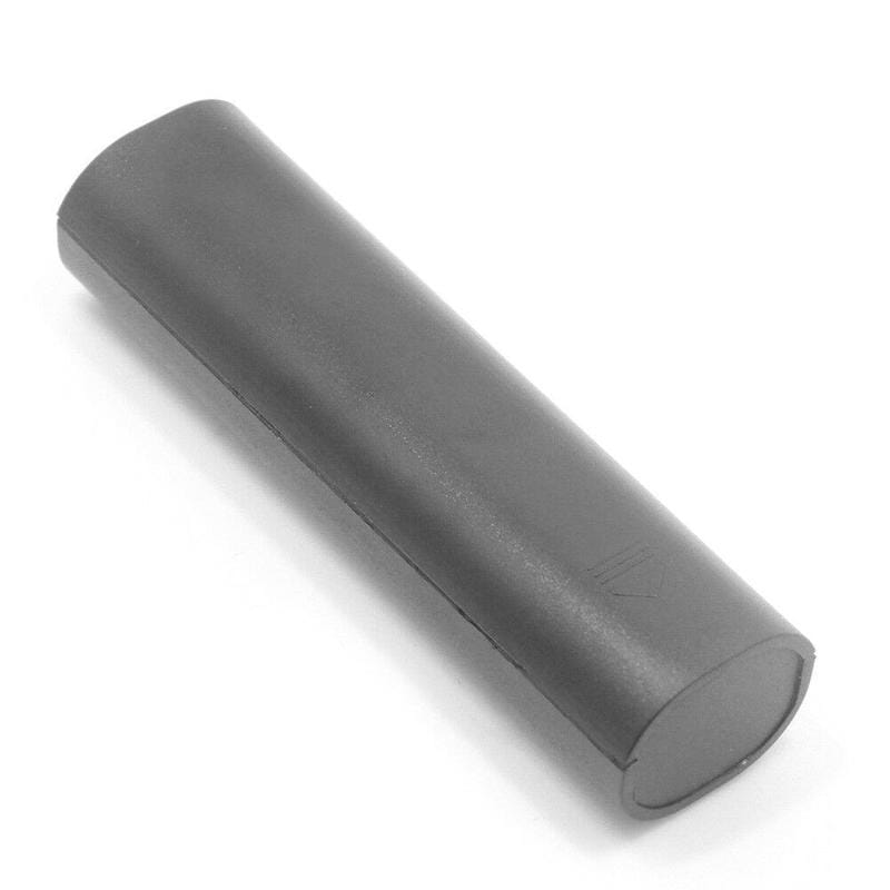 black cylindrical rubber grommet used as a protective component in a portable 18650 power bank case diy shell charger