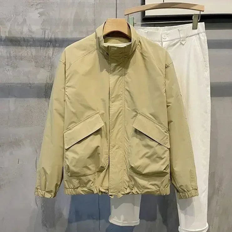 Male Coats Trendy New In Spring Autumn Men's Jackets Cheap Clothes Offer Casual Stylish Clothing Fashion 2025 Joker Aesthetic