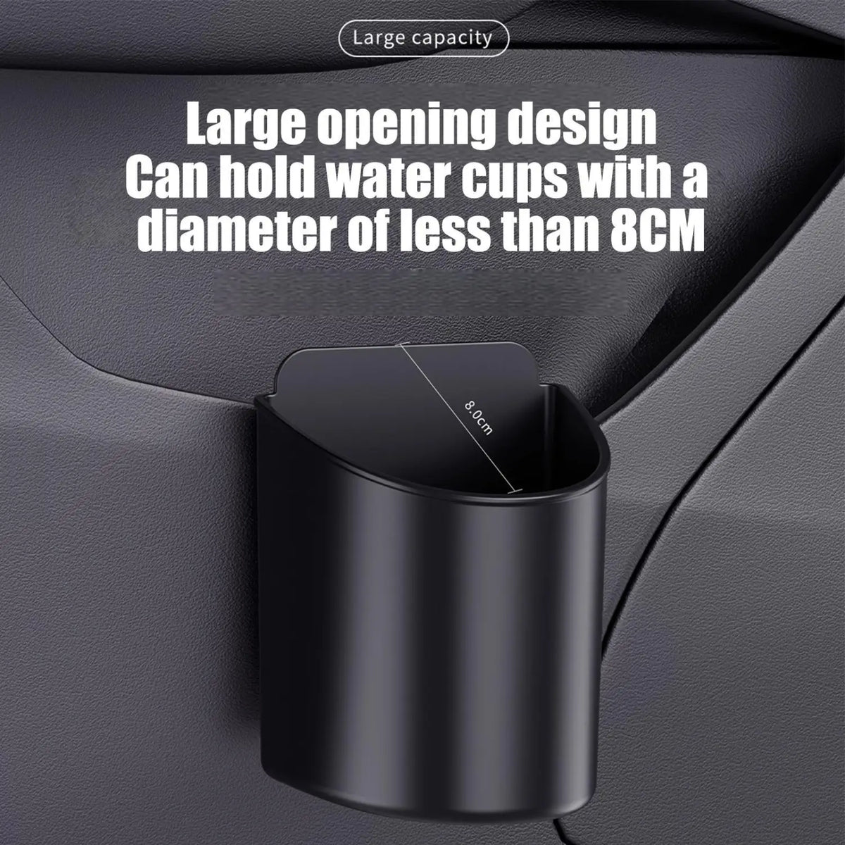 Car Door Cup Holder Auto Interior Accessories Vehicle Interior Storage Supplies for Trucks SUVs RVs Sedans Drivers Frequent
