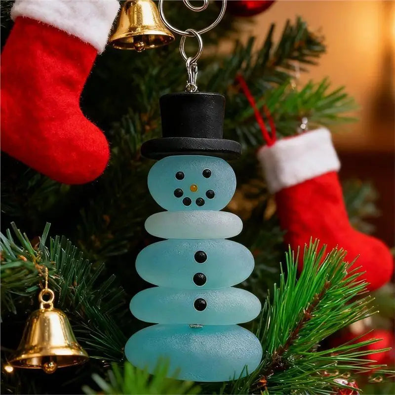 -November Christmas Coastal Ornaments Christmas Tree Decor Sea Snow Man Christmas Ornament Set For Tree