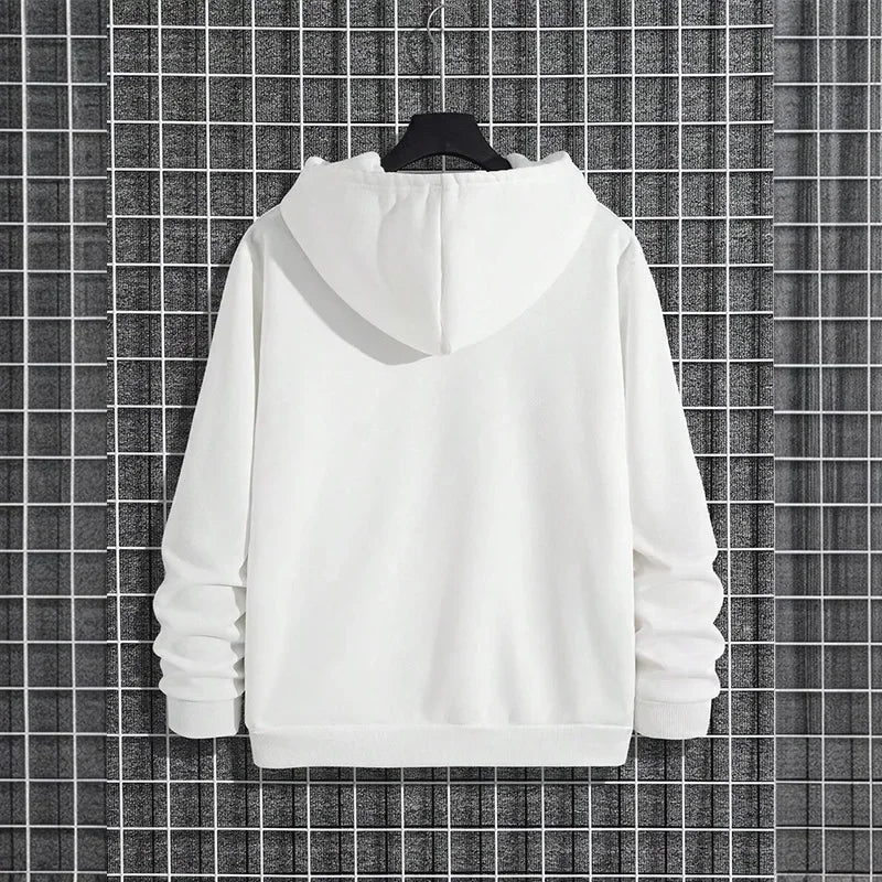 2026 New Men Hoodies Sporty Casual Sweatshirt Male Fashion Warm Pullover Hooded Outwear Streetwear Top Winter Warm Essentials