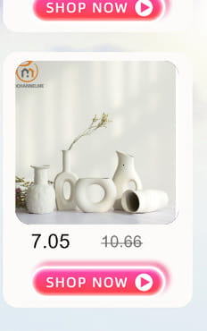 white ceramic flower glaze ceramic vase with minimalist abstract designs for home decor