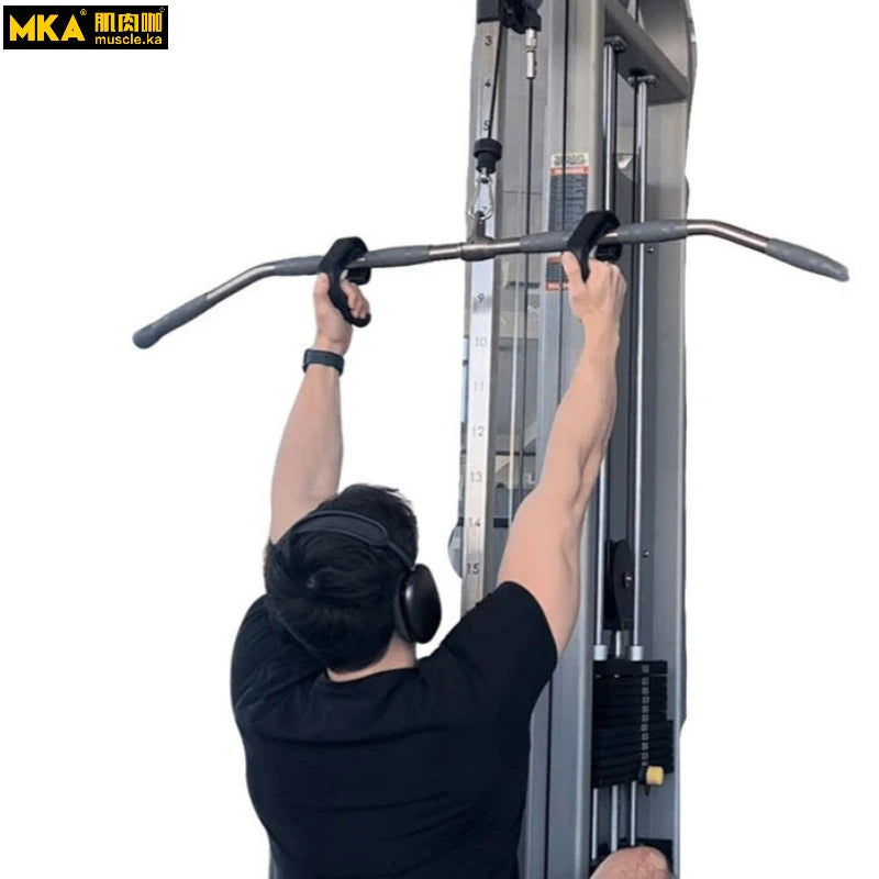 MKA a pair Multifunctional Grip Gyms Handle Pulls Up Resistance Band Handle Workout Handle for Barbell and Resistance Band