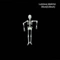 Halloween Luminous Hanging Skeleton Party Decoratio Home Outdoor Yard Garden Movable Ornament Glow In The Dark Fake Skull Design
