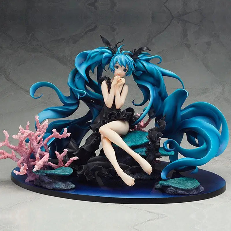 【In Stock】 Hatsune Miku Figma Deep-Sea Girl Sparkling Snow Edition | Articulated Vocaloid Singer Decorative Display Model Gift