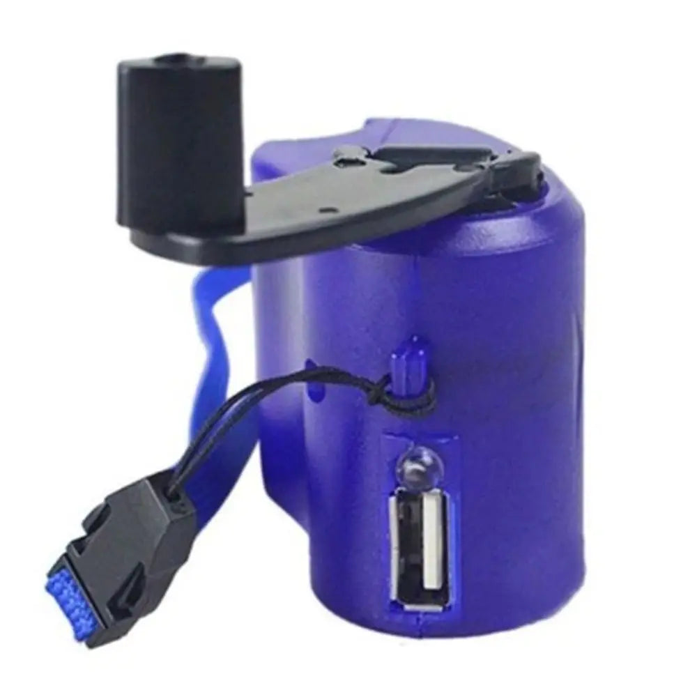 Camping Outdoor Power Bank Phone Charging Manual Charger Power Crank Dynamo Emergency Charger
