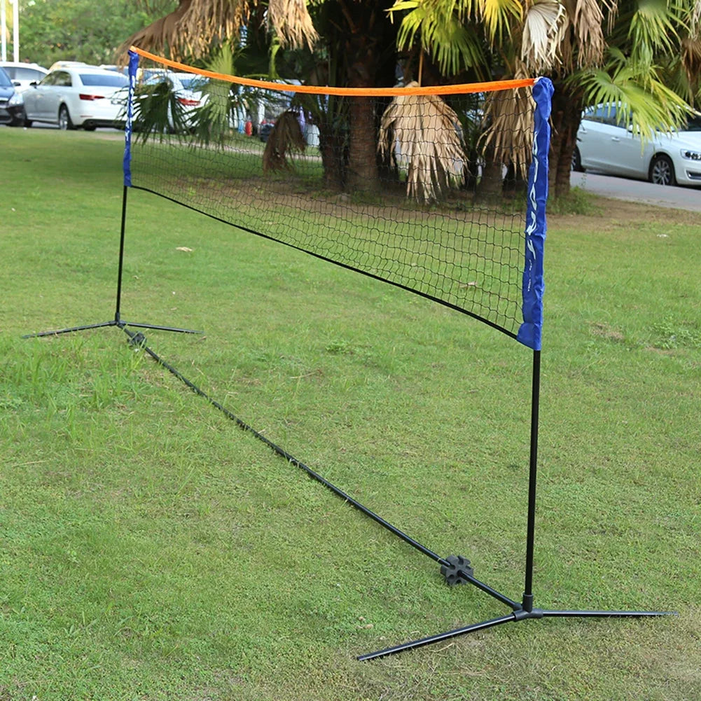 Professional Badminton Net Indoor Outdoor Standard Sports Volleyball Tennis Training Square Net Portable Sports Training Netting