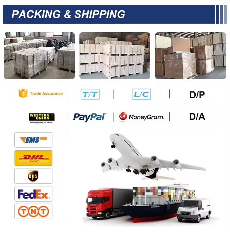 White airplane illustration symbolizing shipping and logistics in a promotional graphic for a horse riding exercise machine fitness equipment.