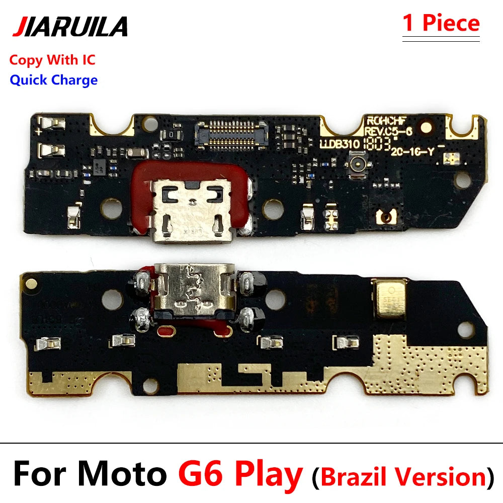 Fast Charger For Moto G9 Power G8 Plus M G7 Power G6 Play USB Dock Charging Dock Port Board With Mic Microphone Flex Cable