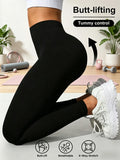 Yoga Leggings Women High Waisted Quick Dry Hip Lifting Tight Pants For Running Training Fitness