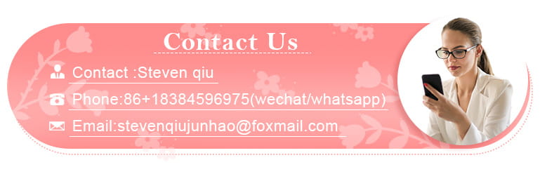 pink floral contact us banner with white text and a circular photo of a woman in glasses holding a phone featuring moissanite clip on earrings made of 925 sterling silver.
